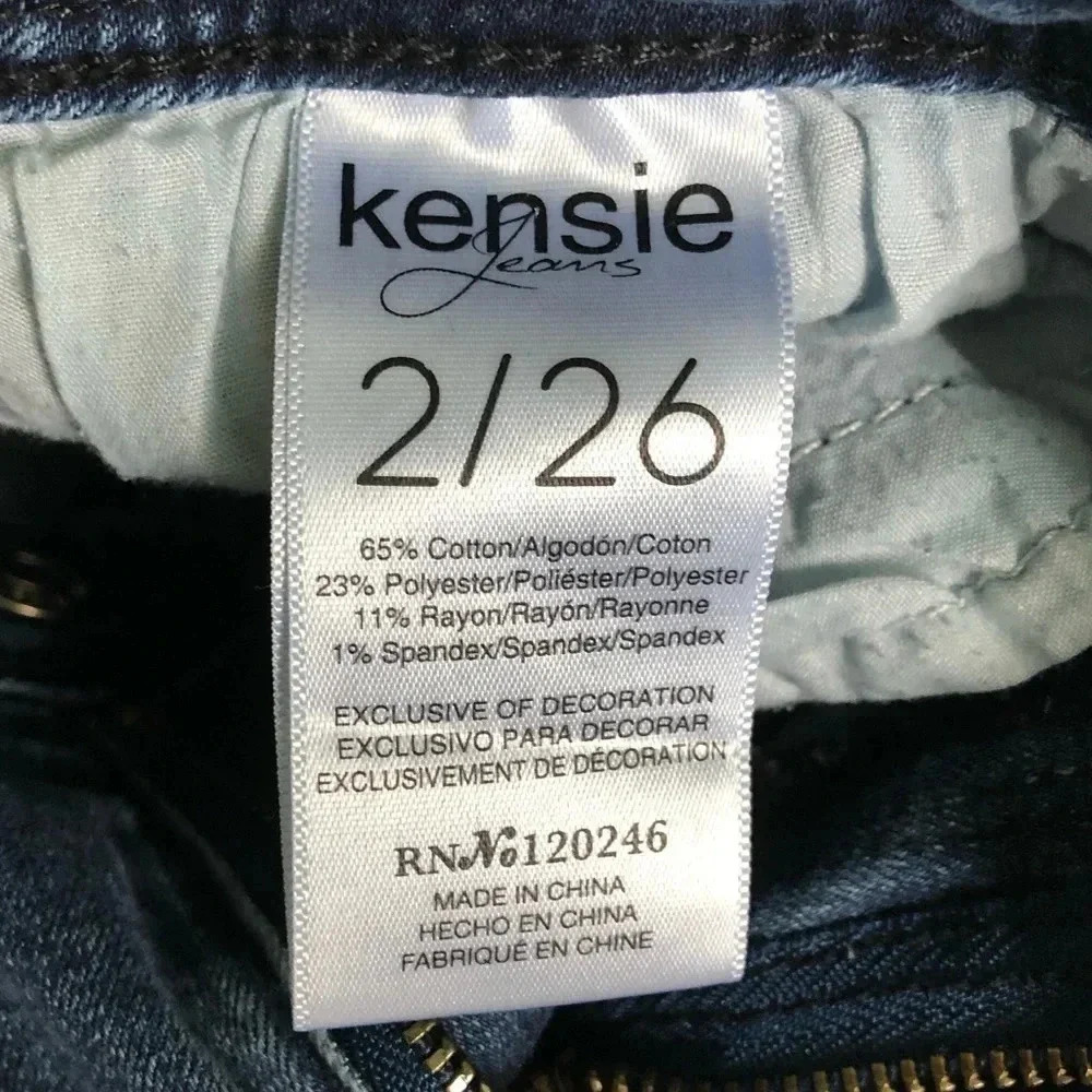 KENSIE JEANS | medium wash skinny jeans - Picture 6 of 6